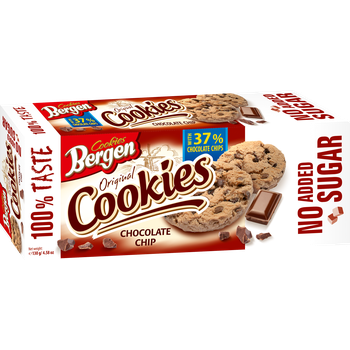 Bergen Cookies Chocolate Chips (no added sugar) 128g
