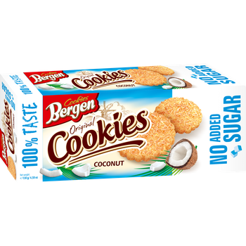 Bergen Cookies Cocos (no added sugar) 128g