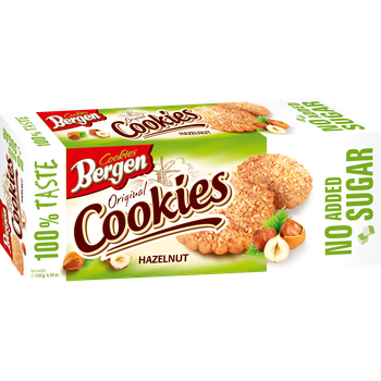 Bergen Cookies Hazelnut (no added sugar) 128g