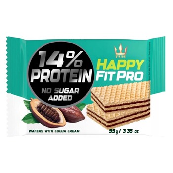 HAPPY FIT PRO - Cacao (proteina adaugata) 95g