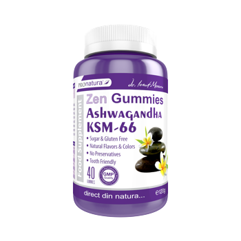Zen Gummies Ashwagandha KSM-66, 40 jeleuri