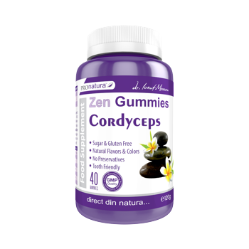 Zen Gummies Cordyceps, 40 jeleuri