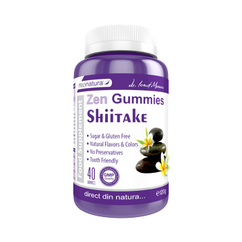 Zen Gummies Shiitake, 40 jeleuri