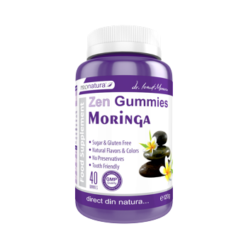 Zen Gummies Moringa, 40 jeleuri