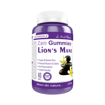 Zen Gummies Lion’s Mane, 40 jeleuri