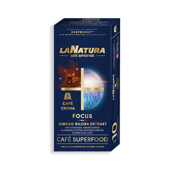 Cafea FOCUS cu extract de Ginkgo Biloba La Natura Lifestyle